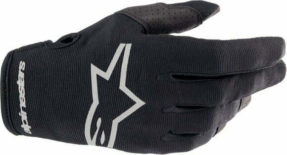 Motorcycle Gloves Alpinestars Radar Gloves Black/Brushed Silver L Motorcycle Gloves - 1