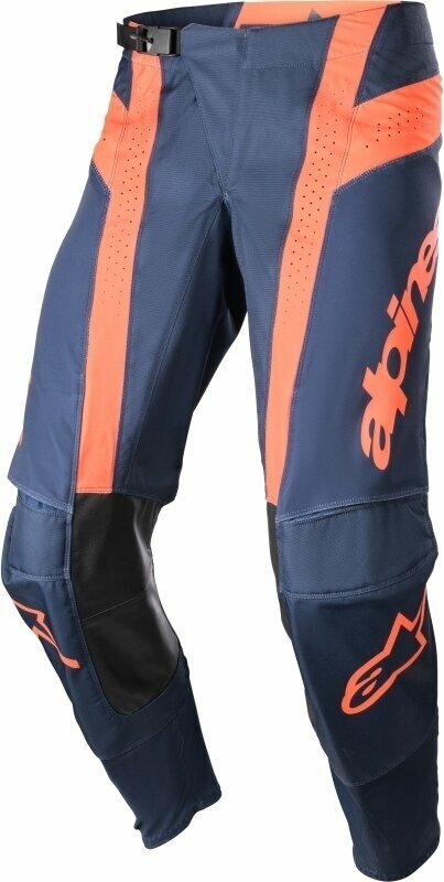 Motocross Pants Alpinestars Techstar Arch Pants Night Navy/Hot Orange 32 Motocross Pants