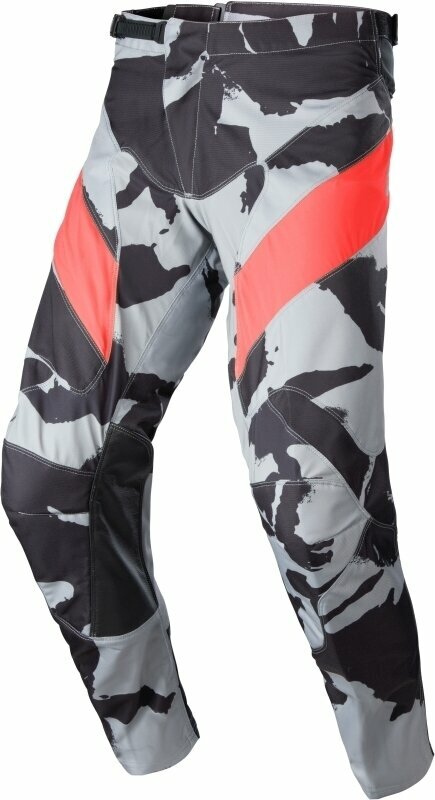 Calças de motocross Alpinestars Racer Tactical Pants Gray/Camo/Mars Red 30 Calças de motocross