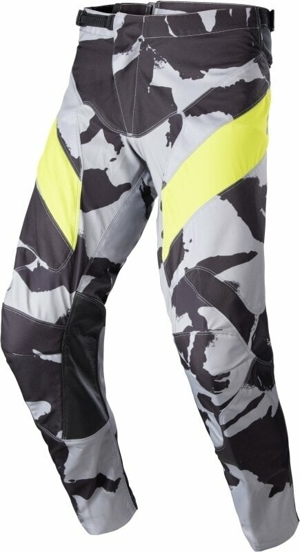 Motorcross broek Alpinestars Racer Tactical Pants Gray/Camo/Yellow Fluorescent 30 Motorcross broek