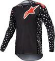 Alpinestars Supertech North Jersey Black/Neon Red 2XL Camiseta Motocross