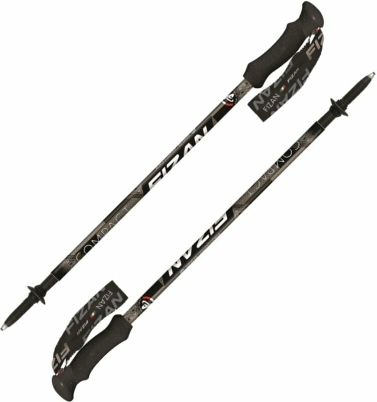 Štapovi za trekking Fizan Compact MS Black 59 - 132 cm