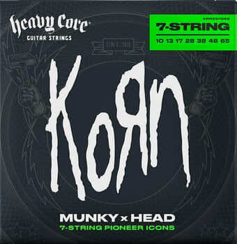 Struny do gitary elektrycznej Dunlop KRHCN1065 String Lab Korn 7-String - 1