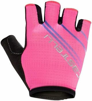 Cyklistické rukavice Castelli Dolcissima 2 W Gloves Pink Fluo XS Cyklistické rukavice - 1