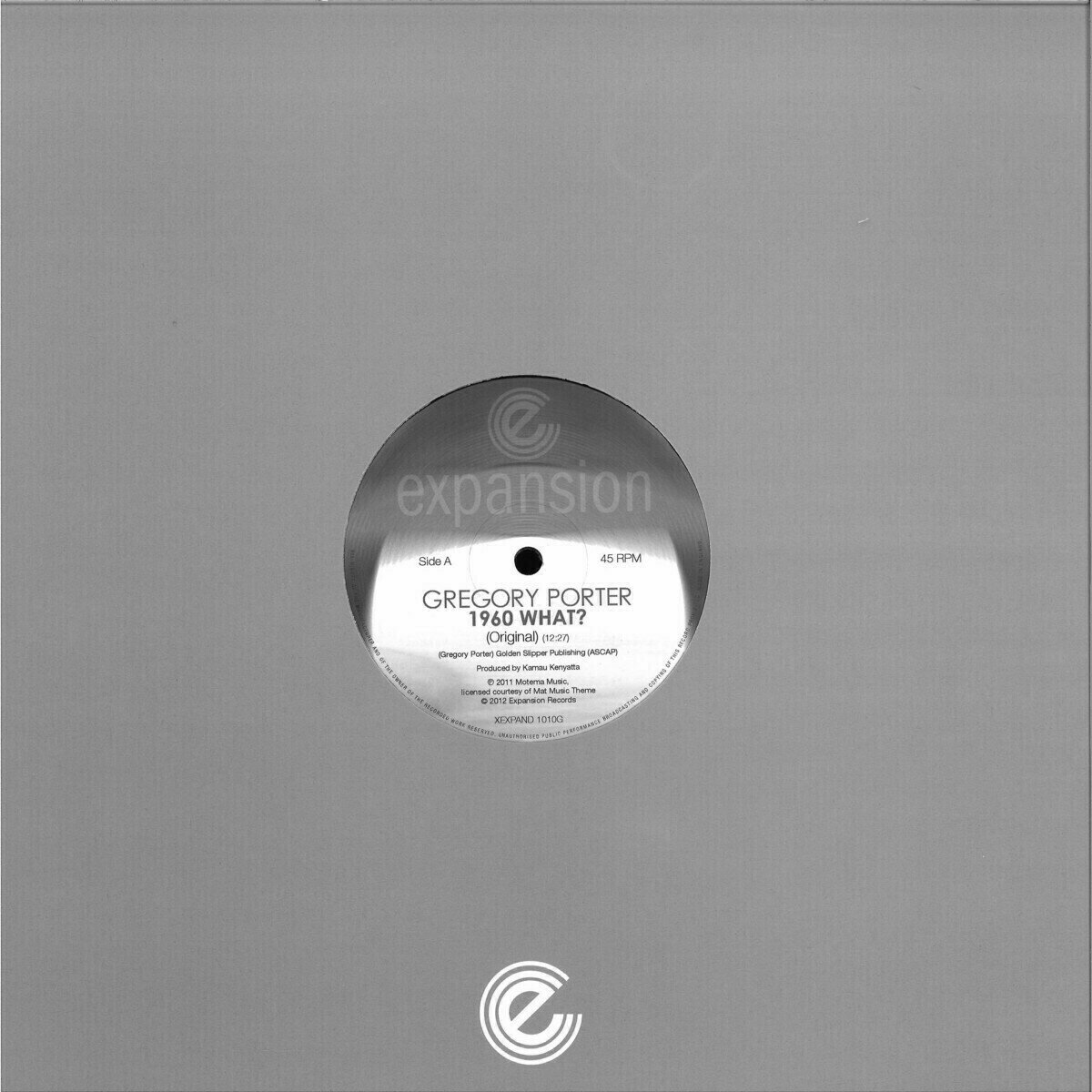 Disque vinyle Gregory Porter - 1960 What? (Original Mix) (12" Vinyl)