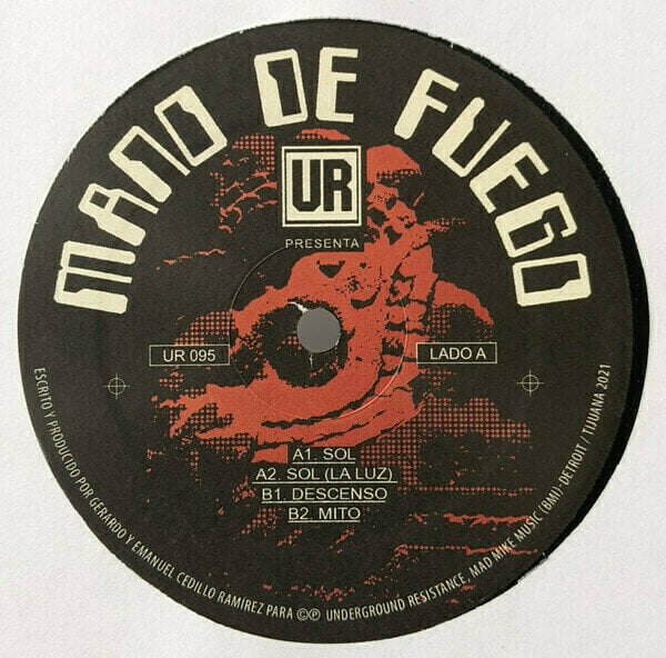 Disque vinyle Mano De Fuego - Ur Presenta Mano De Fuego (12" Vinyl)