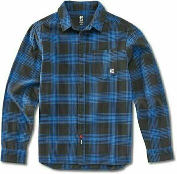 Тениска Etnies Joslin Flannel Blue/Black XL Тениска - 1