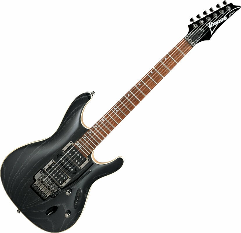 Elektrická gitara Ibanez S570AH-SWK Silver Wave Black
