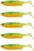 Isca de borracha Savage Gear Fat Minnow T-Tail 5 pcs Firecracker 10,5 cm 11 g