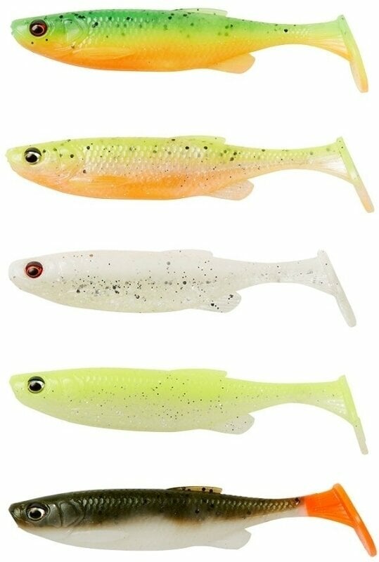 Leurre artificiel Savage Gear Fat Minnow T-Tail Dark Water Mix Darkwater Mix 10,5 cm 11 g Leurre artificiel