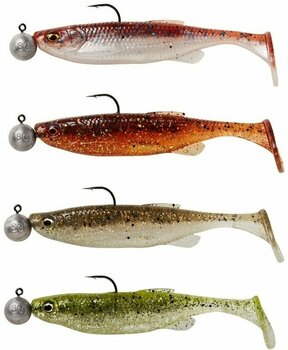 Esca siliconica Savage Gear Fat Minnow T-Tail RFT Clearwater Mix 7,5 cm 5-7,5 g - 1