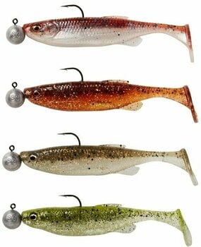 Esca siliconica Savage Gear Fat Minnow T-Tail RFT Clearwater Mix 9 cm 7-7,5 g - 1