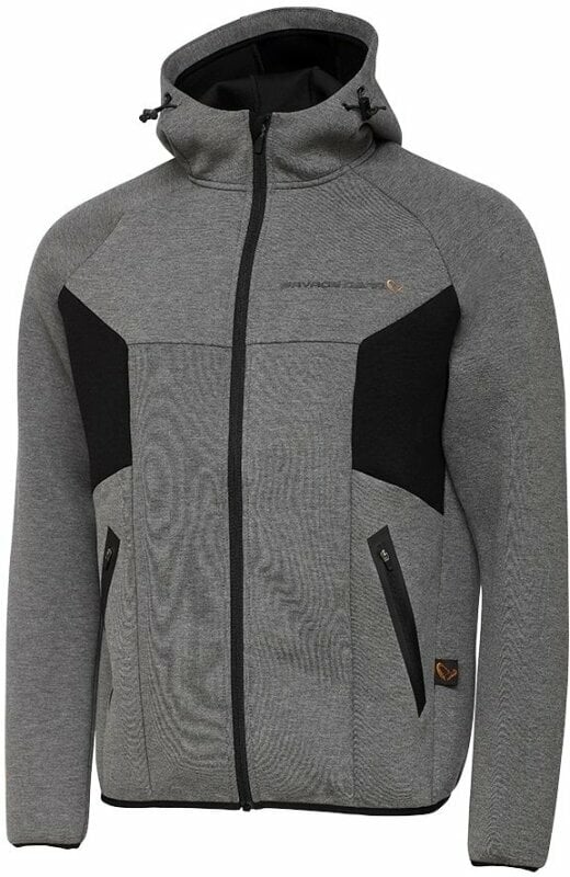 Sweatshirt Savage Gear Sweatshirt Tec-Foam Zip Hoodie Dark Grey Melange S