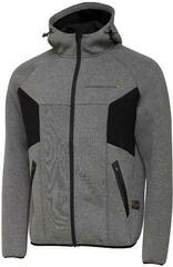 Mikina Savage Gear Tec-Foam Zip Hoodie Dark Grey Melange