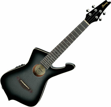 Tenorové ukulele Ibanez UICT10-MGS Tenorové ukulele Metallic Gray Sunburst - 1