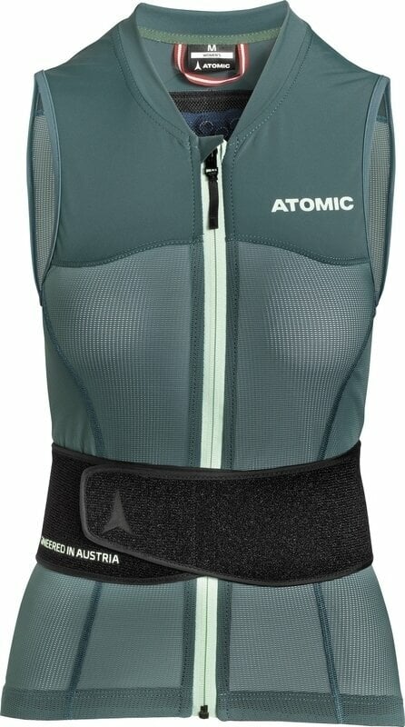 Ski Protector Atomic Live Shield Vest Amid Women Dark Green/Mint Sorbet M