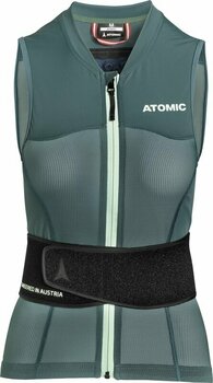 Ochraniacze narciarskie Atomic Live Shield Vest Amid Women Dark Green/Mint Sorbet M - 1