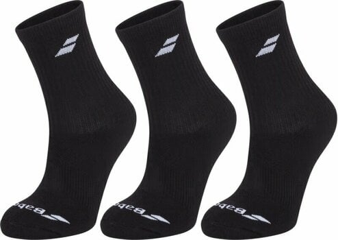 Socks Babolat 3 Pairs Pack Black 35-38 Socks - 1