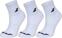 Socken Babolat Quarter 3 Pairs Pack White 39-42 Socken
