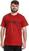 Camisa para exteriores Meatfly Logo T-Shirt Dark Red S Camiseta Camisa para exteriores