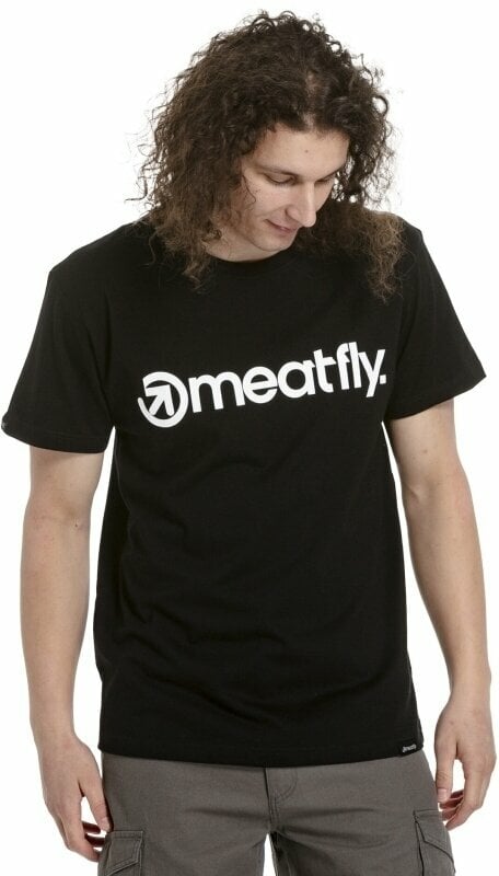 Oблекло > Mъжко облекло > Тениски Meatfly Logo T-Shirt Black XL