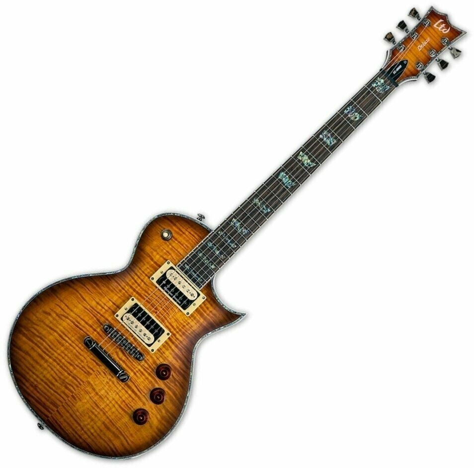 【入手困難】LTD EC-1000FM Amber Sunburst ESP LTD EC1000FM Amber Sunburst Chitară electrică - Muziker