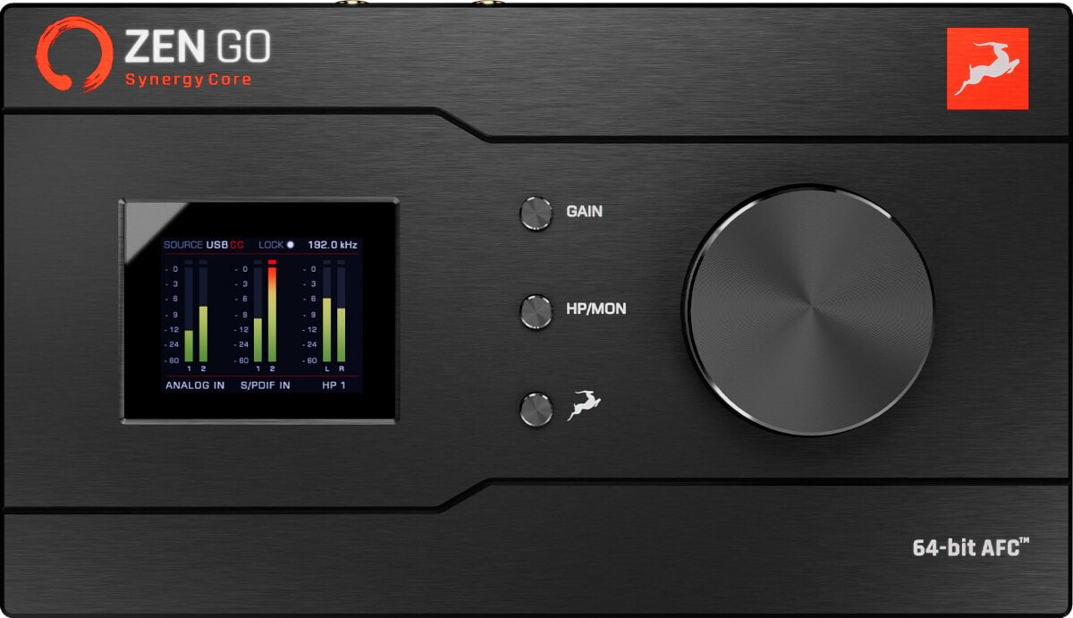 Thunderbolt ljudgränssnitt Antelope Audio Zen Go Synergy Core TB3