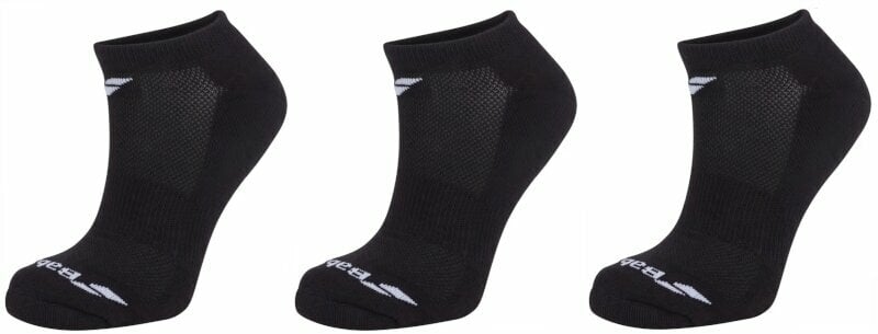 Socks Babolat Invisible 3 Pairs Pack Black 43-46 Socks
