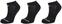 Ponožky Babolat Invisible 3 Pairs Pack Black 43-46 Ponožky