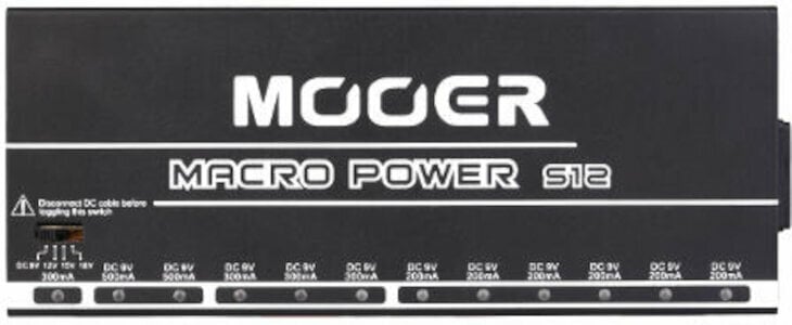 Virtalähteen adapteri MOOER Macro Power S12