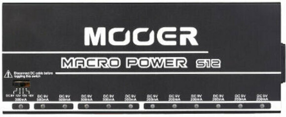 Virtalähteen adapteri MOOER Macro Power S12 - 1