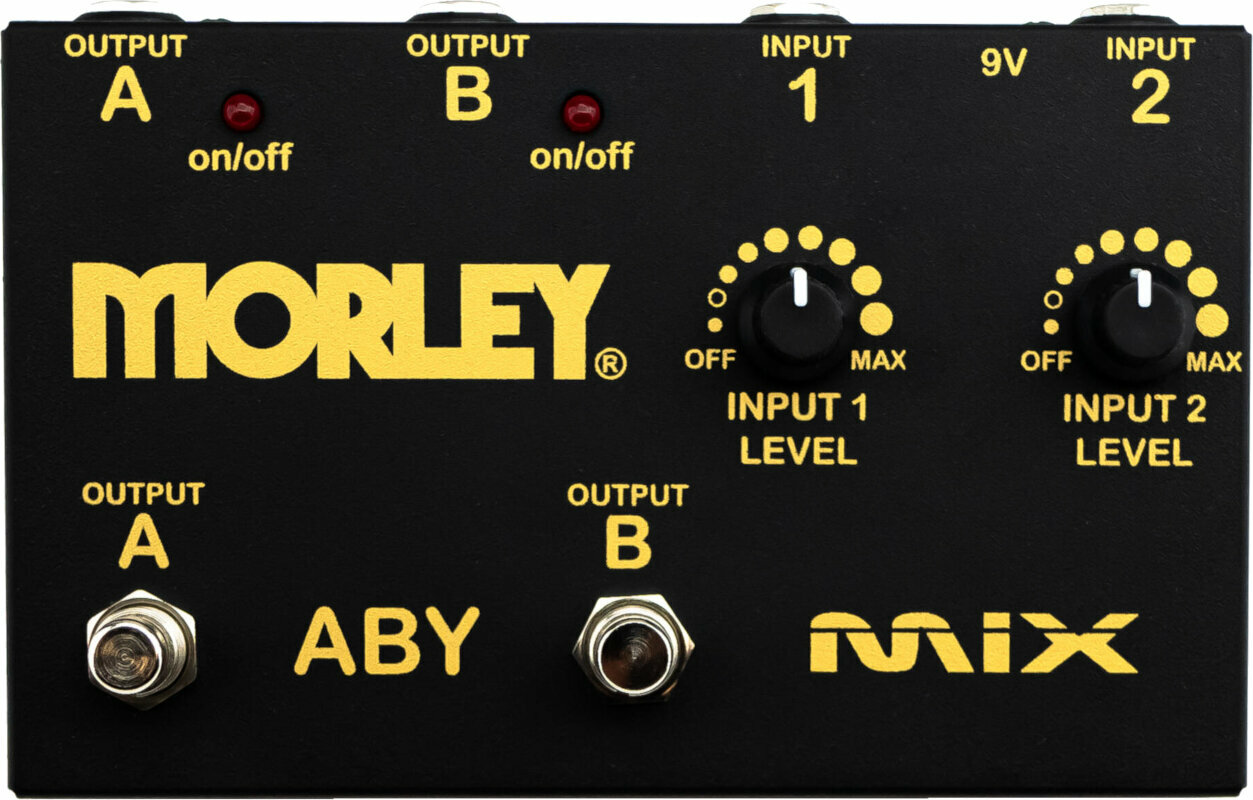 Pédalier pour ampli guitare Morley ABY-MIX-G - Gold Series ABY Mix Pédalier pour ampli guitare