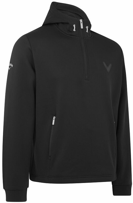 Pulover s kapuco/Pulover Callaway 1/4 Swing Tech Hoodie Caviar S
