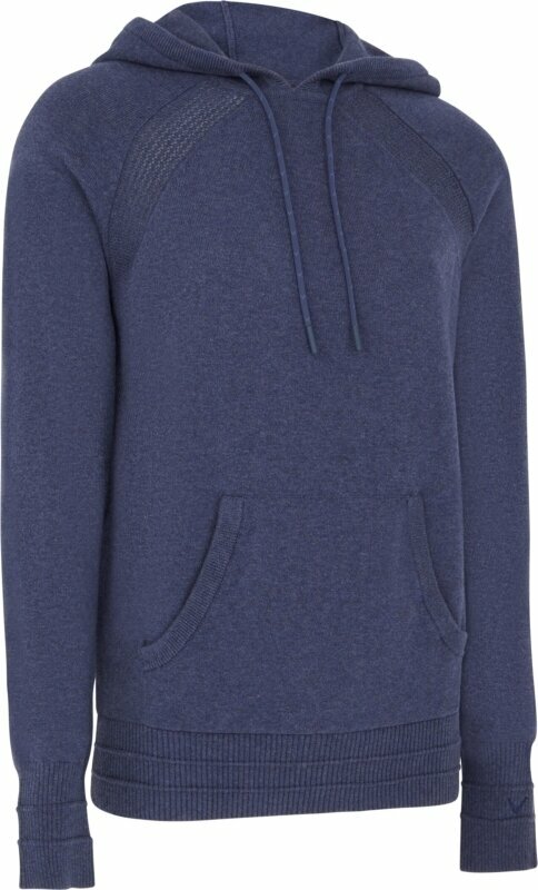 Pulover s kapuco/Pulover Callaway Womens Space Dye Heather Hoodie Navy Heather XS
