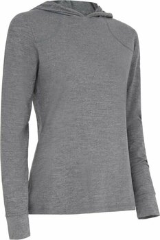 Pulover s kapuco/Pulover Callaway Womens Brushed Heather Hoodie Black Heather S - 1