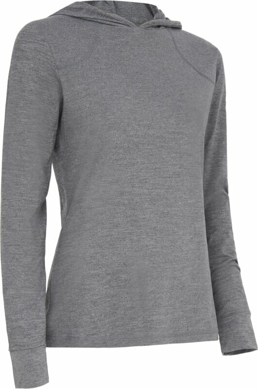 Callaway Womens Brushed Heather Hoodie Black Heather M
