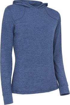 Sudadera con capucha/Suéter Callaway Womens Brushed Heather Hoodie True Navy Heather L - 1
