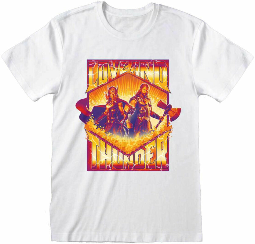 T-shirt Thor Love and Thunder Team Stance White L T-shirt