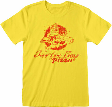 Majica Stranger Things Majica Surfer Boy Pizza Yellow S - 1