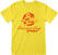 Maglietta Stranger Things Maglietta Surfer Boy Pizza Unisex Yellow 2XL
