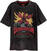 Tričko Stranger Things Vintage Demogorgon Acid Wash Black 2XL Tričko