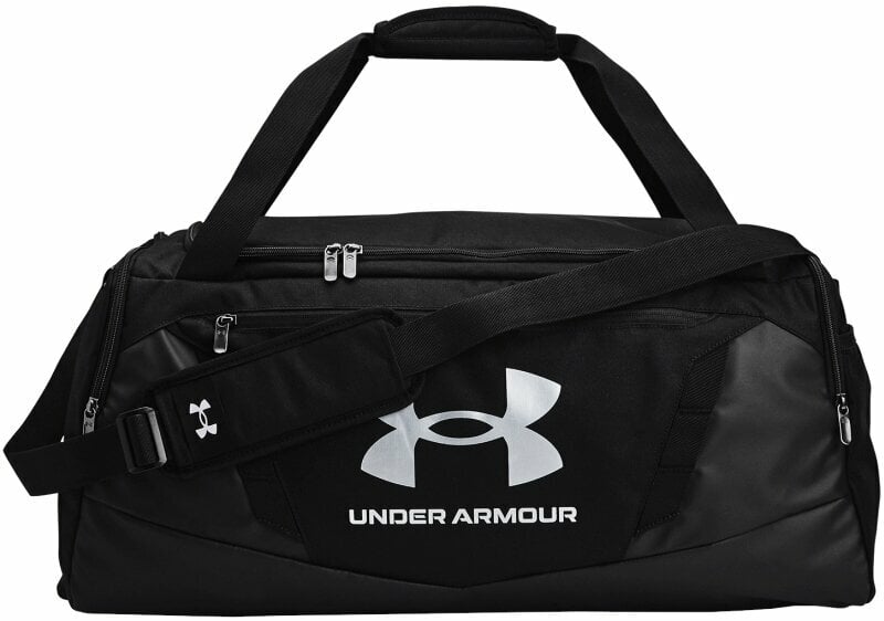 Lifestyle batoh / Taška Under Armour UA Undeniable 5.0 Medium Duffle Bag Black/Metallic Silver 58 L Sportovní taška