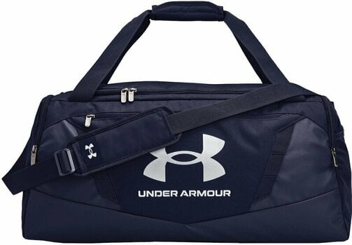 Mochila/saco de estilo de vida Under Armour UA Undeniable 5.0 Medium Duffle Bag Midnight Navy/Metallic Silver 58 L Saco de desporto - 1