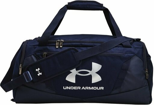 Rucsac urban / Geantă Under Armour UA Undeniable 5.0 Small Duffle Bag Midnight Navy/Metallic Silver 40 L Sport Bag - 1