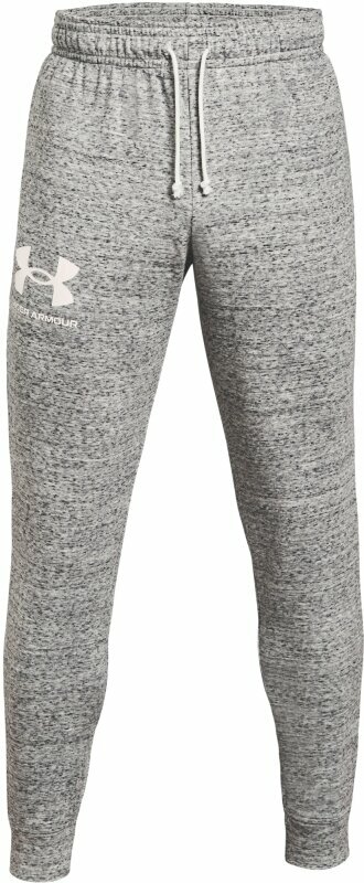 Fitness Trousers Under Armour Men's UA Rival Terry Joggers Onyx White/Onyx White L Fitness Trousers