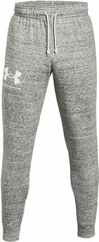 Fitness Trousers Under Armour Men's UA Rival Terry Joggers Onyx White/Onyx White M Fitness Trousers - 1