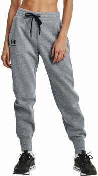 Fitness Trousers Under Armour W Rival Fleece Joggers Steel Medium Heather/Black/Black XS Fitness Trousers - 1