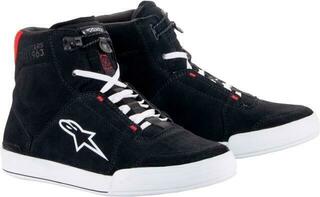 Botas de moto Alpinestars Chrome Shoes Black/White/Bright Red 40 Botas de moto