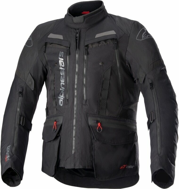 Casaco têxtil Alpinestars Bogota' Pro Drystar Jacket Black/Black L Casaco têxtil