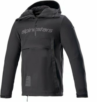 Textile Jacket Alpinestars Sherpa Hoodie Black/Reflex L Textile Jacket - 1